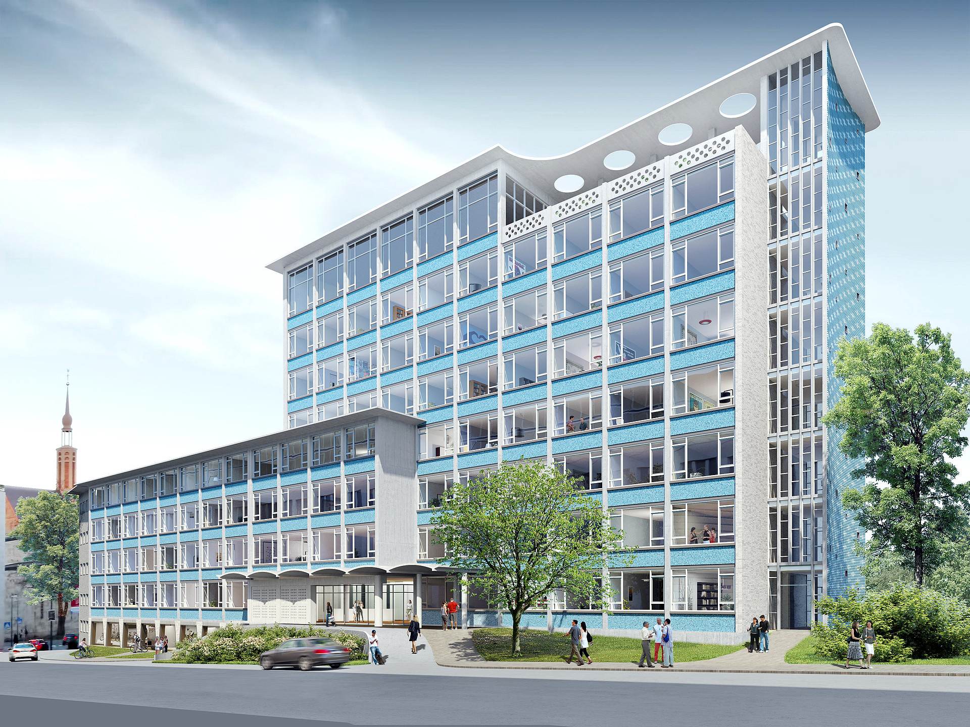 Future building of the prizeotel in Dortmund-City